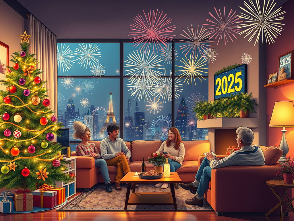 Stille Winterstimmung zwischen Weihnachten und Neujahr