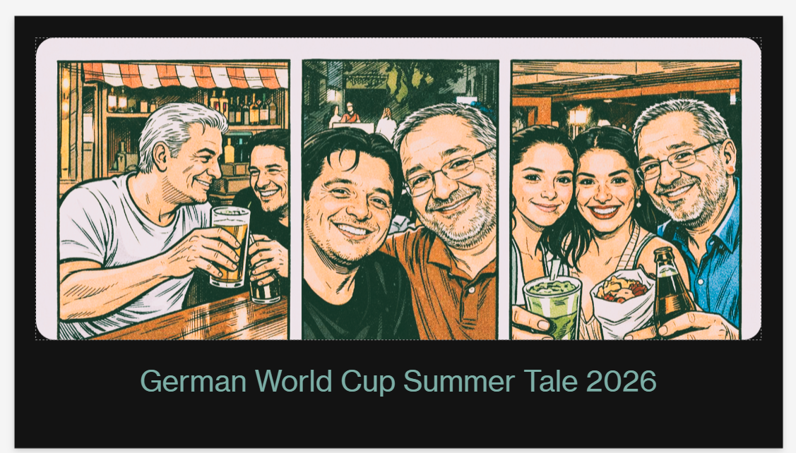 Summer night in Frankfurt during the German World Cup Summer Tale 2006 – Reloaded 2026